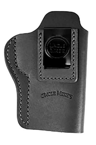 Picture of Uncle Mikes-Leather(1791) Umiwb5mbla Inside The Waistband Iwb Size 05 Matte Black Leather Belt Clip Fits Sig P320 Right Hand 