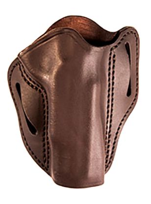 Picture of Uncle Mikes-Leather(1791) Umowb3brwr Outside The Waistband Holster Owb Size 03 Brown Leather Belt Slide Fits 1911 5" Right Hand 