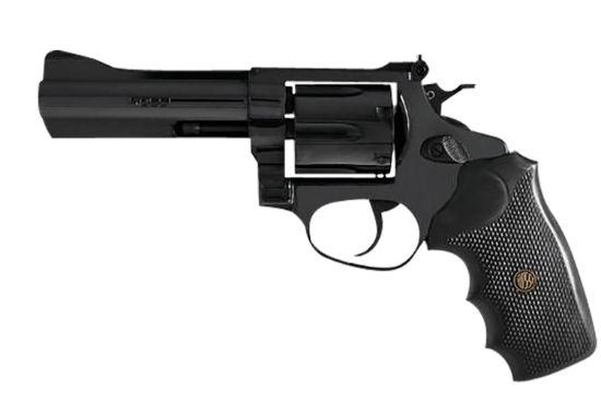 Picture of Rossi 2Rm661 Rm66 Medium Frame 38 Special +P/357 Mag 6 Shot, 6" Black Stainless Steel Barrel, Cylinder & Frame, Black Textured Rubber Grip, Hammer Block Safety, Exposed Hammer 
