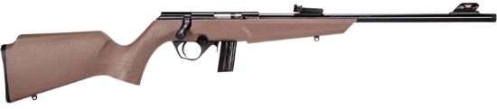 Picture of Rossi Rb22l1611fde Rb22 Compact 22 Lr 10+1, 16" Matte Black Button Rifled Free Floating Steel Barrel, Matte Black Stainless Steel Receiver, Flat Dark Earth Monte Carlo Stock, Right Hand 