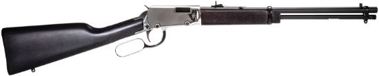 Picture of Rossi Rl22181wdni Rio Bravo 22 Lr 15+1 18" Polished Black Barrel, Nickel Rec, Black Hardwood Furniture 