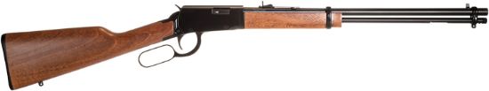 Picture of Rossi Rl22w201wd Rio Bravo Lever Action 22 Wmr 12+1 20" Round Barrel, Polished Black Metal Finish, German Beechwood Stock 