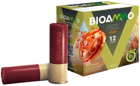 Picture of Bioammo Br2875 Rex Lead Competition 12 Gauge 2.75" 1 Oz 7.5 Shot 25 Per Box/ 10 Case 