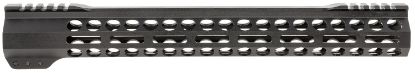 Picture of Bowden Tactical J1355315c Cornerstone Competition Handgaurd 15" M-Lok With Competition Top, Hard Coat Black Anodized Aluminum, Pre-Heated 4140 Steel Barrel Nut For Ar-Platform, Full Flat Top 