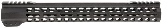 Picture of Bowden Tactical J1355315c Cornerstone Competition Handgaurd 15" M-Lok With Competition Top, Hard Coat Black Anodized Aluminum, Pre-Heated 4140 Steel Barrel Nut For Ar-Platform, Full Flat Top 