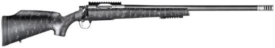 Picture of Christensen Arms 8011003400 Traverse Full Size 7Mm Prc 3+1 26" Natural Stainless Steel Threaded Barrel, Natural Stainless Aluminum Receiver, Black W/Gray Webbing Fixed Monte Carlo W/Raised Comb Stock