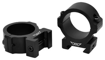 Picture of Warne V614m Horizontal Rings Vapor Matte Black 30Mm Medium 0 Moa 