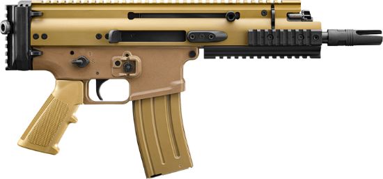 Picture of Fn 38101241 Scar 15P 5.56X45mm 30+1 7.50" Chrome Lined Steel Barrel, Flat Dark Earth Anodized Aluminum Picatinny Rail Receiver, Fde Polymer Grip, Ambidextrous 