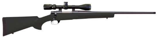 Picture of Howa Hgp2270b M1500 Hogue 270 Win 5+1 22" Barrel, Blued Steel Receiver, Black Hogue Overmolded Synthetic Stock Includes Nikko Stirling Gamepro 4-12X40mm Scope 