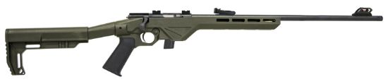 Picture of Citadel Cit22lrbltodg Trakr 22 Lr 10+1 18" Blued Steel Barrel & Receiver, Od Green Synthetic Stock 