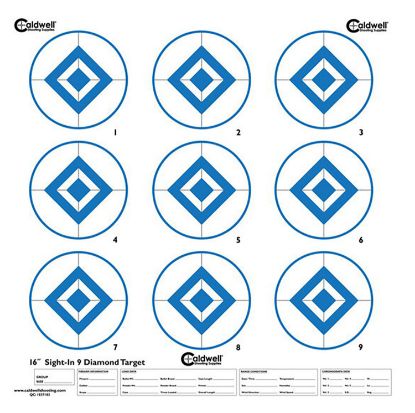 Picture of Caldwell 1175519 Diamond Self-Adhesive Recycled Paper Universal 16" Blue/White 10 Pack 