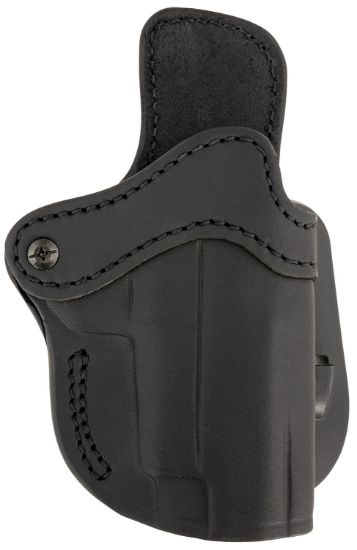 Picture of 1791 Gunleather Orpdh23sblr Paddle Holster Optic Ready Owb Size 2.3 Signature Brown Leather Paddle Fits Glock 17 Fits Walther Ppq Right Hand 