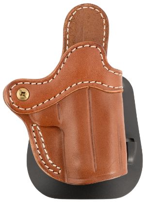 Picture of 1791 Gunleather Orpdhccbrr Paddle Holster Optic Ready Owb Size Compact Classic Brown Fits Sig P365/Taurus Gx4 Compatible W/Glock 43 