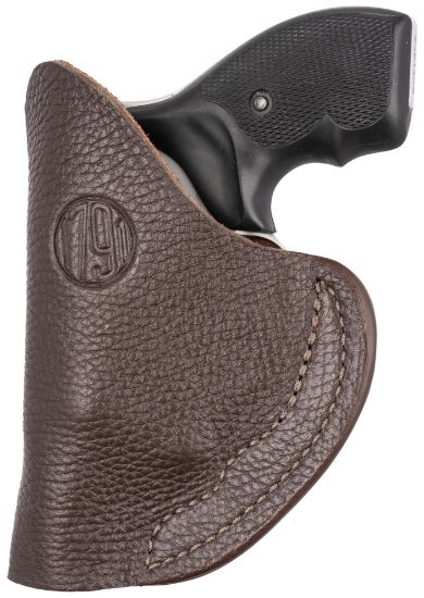 Picture of 1791 Gunleather Fcd2brwl Fair Chase Iwb Size 02 Brown Leather Deer Hide Belt Clip Fits Ruger Lcr Left Hand 