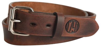 Picture of 1791 Gunleather Blt013236vtga 01 Gun Belt Vintage Leather 32/36 1.50" Wide Buckle Closure 