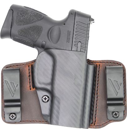 Picture of Versacarry Ins201365 Insurgent Deluxe Iwb/Owb Brown Polymer Belt Clip Fits Sig P365 Right Hand 