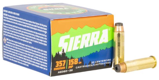 Picture of Sierra A836036 Outdoor Master 357 Mag 158 Gr Jacket Hollow Point Sport Master/ 20 Per Box 