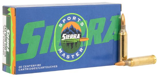 Picture of Sierra A156102 Outdoor Master 243 Win 100 Gr Jacket Hollow Point Sport Master/ 20 Per Box 