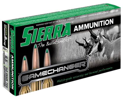 Picture of Sierra A434005 Gamechanger 6.5 Creedmoor 140 Gr Sierra Tipped Gameking 20 Per/ Box 10 Case 