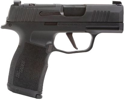 Picture of Sig Sauer 365X9bxr3p10 P365x 9Mm Luger 10+1 3.10" Black Barrel, Black Nitron Optic Ready/Serrated Ss Slide, Black Ss Frame W/Beavertail, Black Polymer Grips 