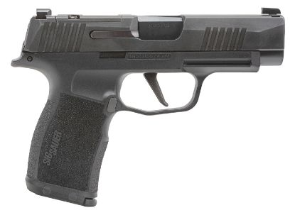 Picture of Sig Sauer 365Xl9bxr3p P365xl 9Mm Luger 12+1 3.70" Black Barrel, Black Nitron Optic Ready/Serrated Ss Slide, Black Ss Frame W/Beavertail & Black Polymer Grips 