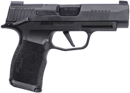 Picture of Sig Sauer 365Xl9bxr3pms P365xl 9Mm Luger 12+1 3.70" Black Barrel, Black Nitron Optic Ready/Serrated Ss Slide, Black Ss Frame W/Beavertail & Black Polymer Grips 