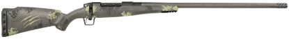 Picture of Fierce Firearms Rog300win24bf Carbon Rogue Full Size 300 Win 3+1 24" Carbon Fiber Hand Lapped/Match Grade Threaded Barrel, Black Cerakote Steel Receiver, Forest Camo Fierce Rogue Carbon Fiber Stock 