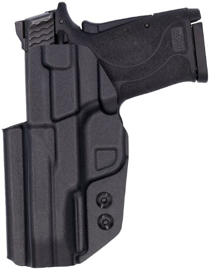 Picture of C&G Holsters 0538100 Covert Iwb Black Kydex Belt Clip Fits S&W M&P Shield 9Ez Right Hand 