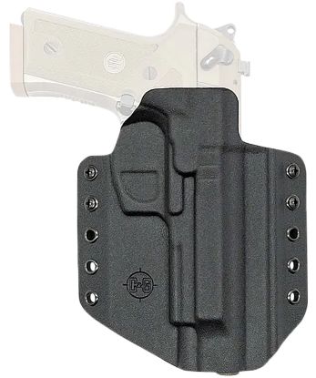 Picture of C&G Holsters 2750100 Covert Owb Black Kydex Belt Loop Fits Beretta M9a3/M9a4 Right Hand 