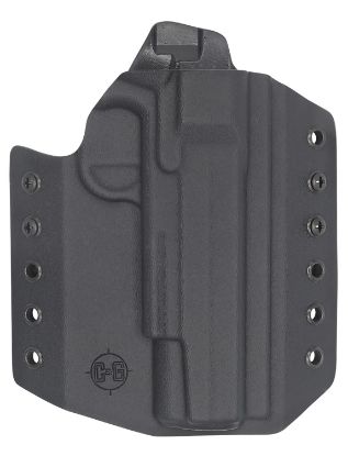 Picture of C&G Holsters 1850100 Covert Owb Black Kydex Belt Loop Fits 1911 Government 5" 