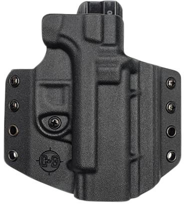 Picture of C&G Holsters 0006100 Covert Owb Black Kydex Belt Loop Fits Glock 19 Fits Glock 23 Fits Glock 45 