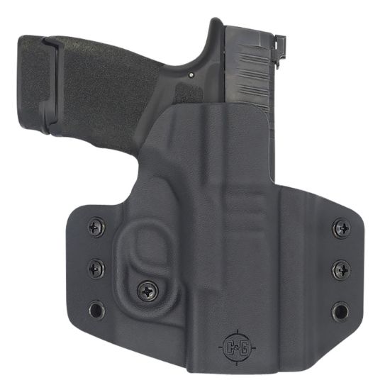 Picture of C&G Holsters 0950100 Covert Owb Black Kydex Belt Loop Fits Springfield Hellcat Right Hand 