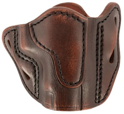 Picture of 1791 Gunleather Orbhcmaxvtgr Bhc Max Optic Ready Owb Compact Vintage Leather Belt Slide Compatible W/Sig P365 Xl/Glock 48 Right Hand 