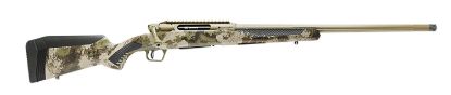 Picture of Savage Arms 58022 Impulse Big Game 6.5 Creedmoor 4+1 22" Threaded, Hazel Green Barrel/Rec, Woodland Camo Accustock With Accufit, Includes Detachable Box Mag 