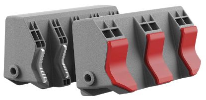 Picture of Real Avid Avsfjpf Smart-Jaws Tube-Fit Sleeves Reversible Gray/Red Rubber Overmold & Steel Side, Fits Master Gun Vise 