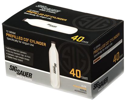 Picture of Sig Sauer Airguns Ac1240 Co2 Cylinders Cartridges, 12 Grams, 40 Per Box 