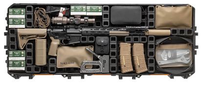 Picture of Magpul Mag1301-Blk Daka Grid Organizer Black Polypropylene For Pelican 730 Vault Tactical Rifle Case 