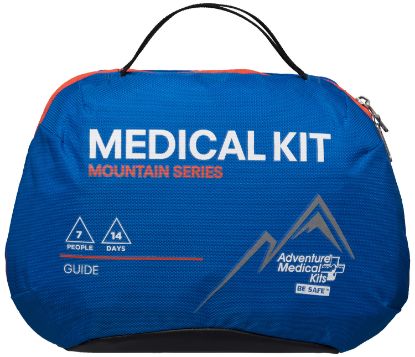 Picture of Adventure Medical Kits 01001007 Mountain Guide Treats Injuries/Illnesses Water Resistant Blue 
