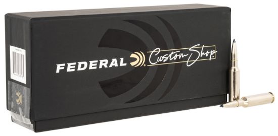 Picture of Federal Fcs65crdta1sc Custom Rifle Ammo Custom Shop 6.5 Creedmoor 130 Gr Terminal Ascent 20 Per Box 