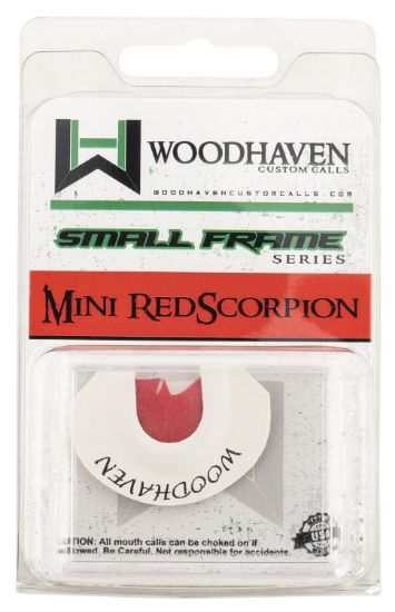 Picture of Woodhaven Wh122 Red Scorpion Diaphragm Call Triple Reed Attracts Turkey White 