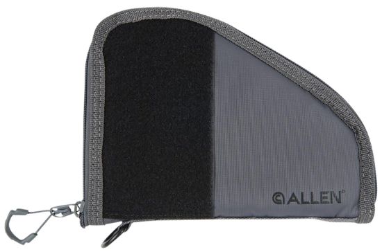 Picture of Allen 79-7 Pistol Case W/Mag Pouch Charcoal Nylon Fits Compact Handguns 