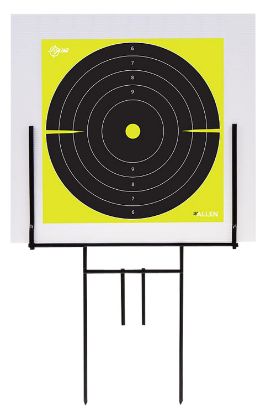 Picture of Ez-Aim 15309 Portable Range Target Stand Black Steel 18" W X 19" H Includes 2 Adhesive Targets 