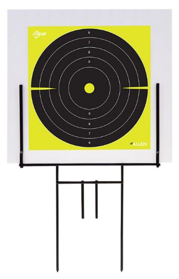 Picture of Ez-Aim 15309 Portable Range Target Stand Black Steel 18" W X 19" H Includes 2 Adhesive Targets 