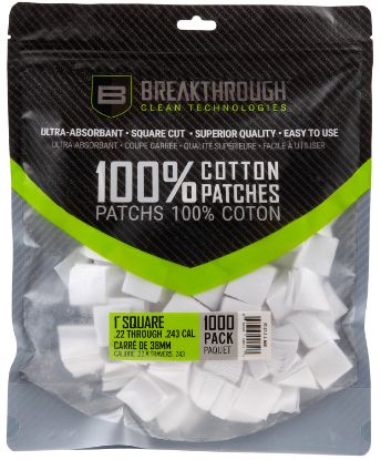 Picture of Breakthrough Clean Btcps11000 Square Patches 243/270 Cal 1" 1000 Pieces 