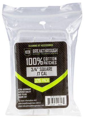 Picture of Breakthrough Clean Btcps3/4375 Square Patches .17/.177 Cal 375 Pieces 