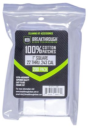 Picture of Breakthrough Clean Btcps1200 Square Patches .22-243 Cal 200 Pieces 