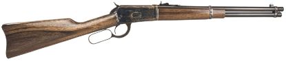 Picture of Chiappa Firearms 920337 1892 Trapper Carbine 44 Mag 8+1 16" Blued Barrel, Color Case Hardened Rec, Oiled Walnut Stock, Adjustable Sight 