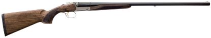 Picture of Charles Daly 930355 512 Superior 12 Gauge 3" 2Rd 28" Gloss Blued Steel Side By Side Barrel, Silver Steel Receiver, Oiled Walnut Fixed Checkered Stock & Forend, Includes 5 Choke Tubes 