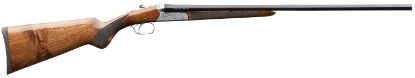 Picture of Charles Daly 930339 500 12 Gauge 3" 2Rd 28" Gloss Blued Steel Side By Side Barrel, Engraved Silver Steel Receiver, Oiled Walnut Fixed Checkered Stock & Forend, Includes 5 Choke Tubes 