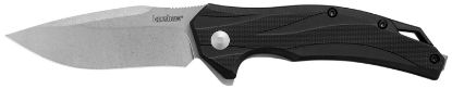 Picture of Kershaw 1645 Lateral Full Size Folding Drop Point W/Recurve Plain Stonewashed 8Cr13mov Ss Blade, Gray Textured Glass-Filled Nylon Handle Includes Pocket Clip 